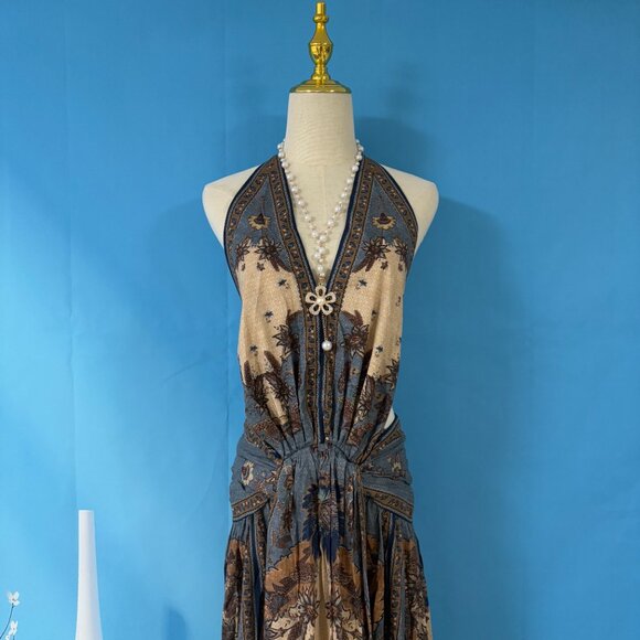 NWOT! Zimmermann Ascension Halter Maxi Dress - Picture 5 of 12